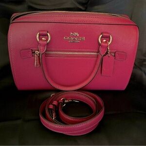 Coach Satchel bag in raspberry